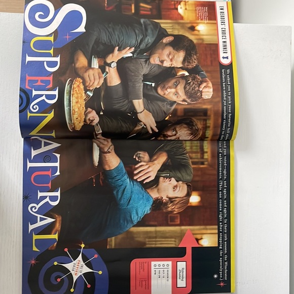 SUPERNATURAL Entertainment Wkly Cover Winner 2016 Make Ready & 2017 Double Issue - Picture 4 of 4